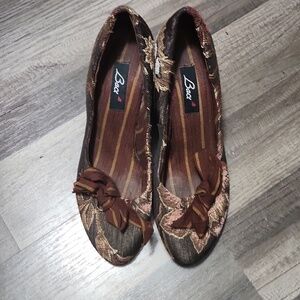 1920s Vintage Look Heels Size 6.5 Bow Has Matching  Costume
